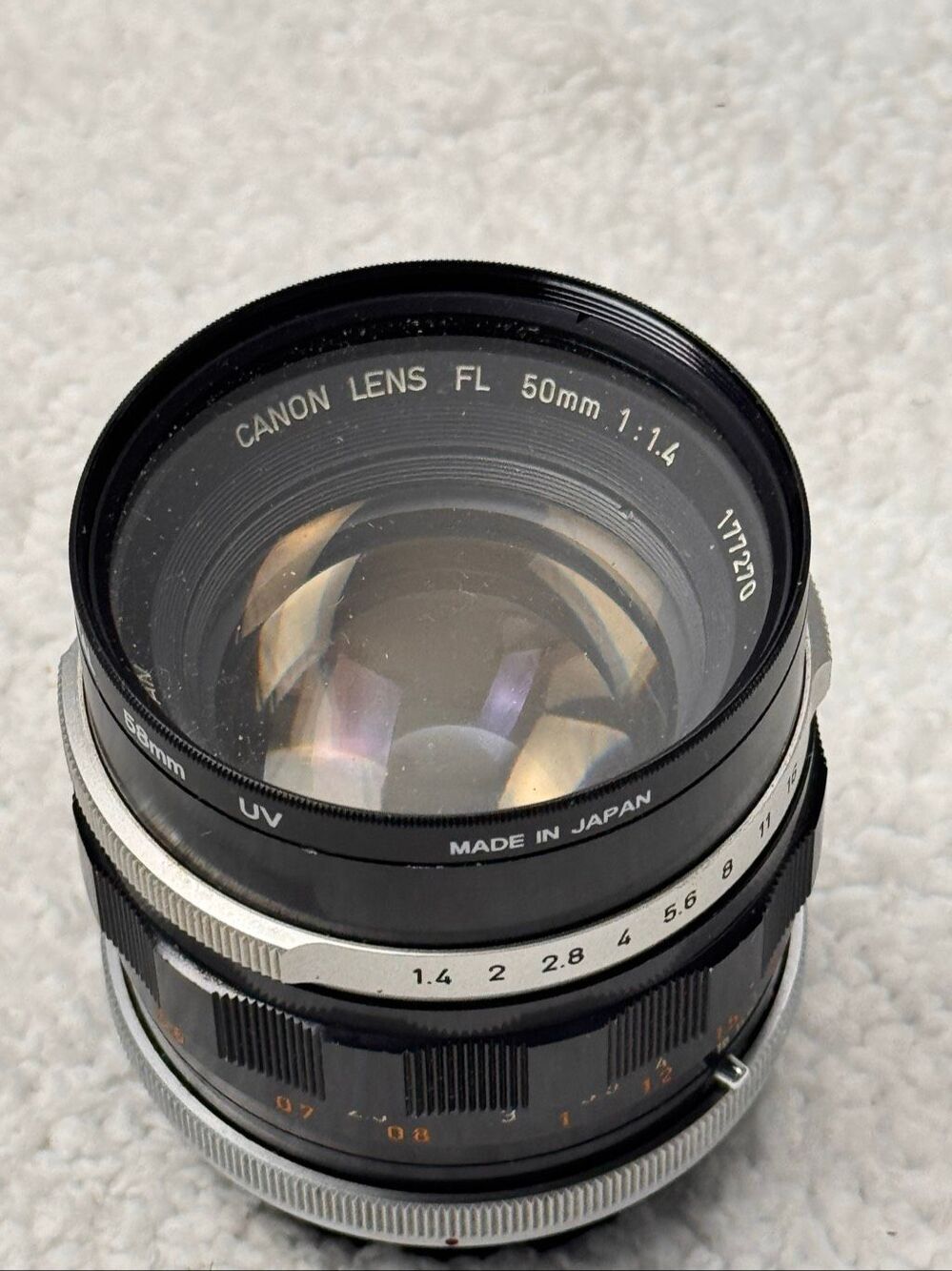 Canon FL 50mm f/1.4 Manual Focus Standard Lens - Picture 6 of 13